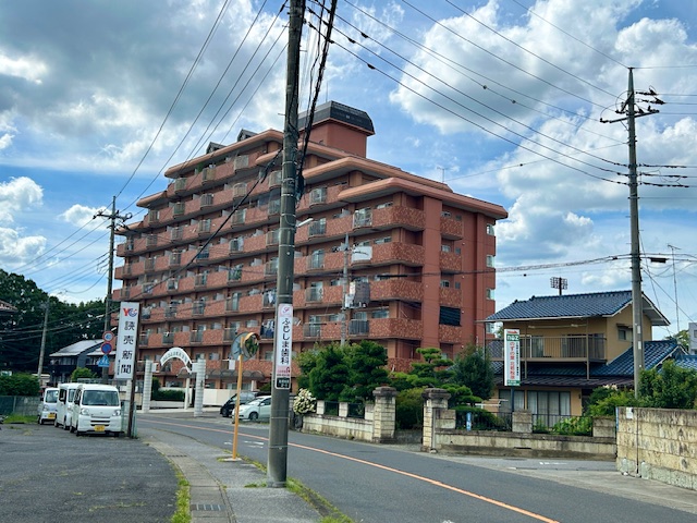 宇都宮市のリンパマッサージけんこう姉妹の道順_茶色いマンションのところ